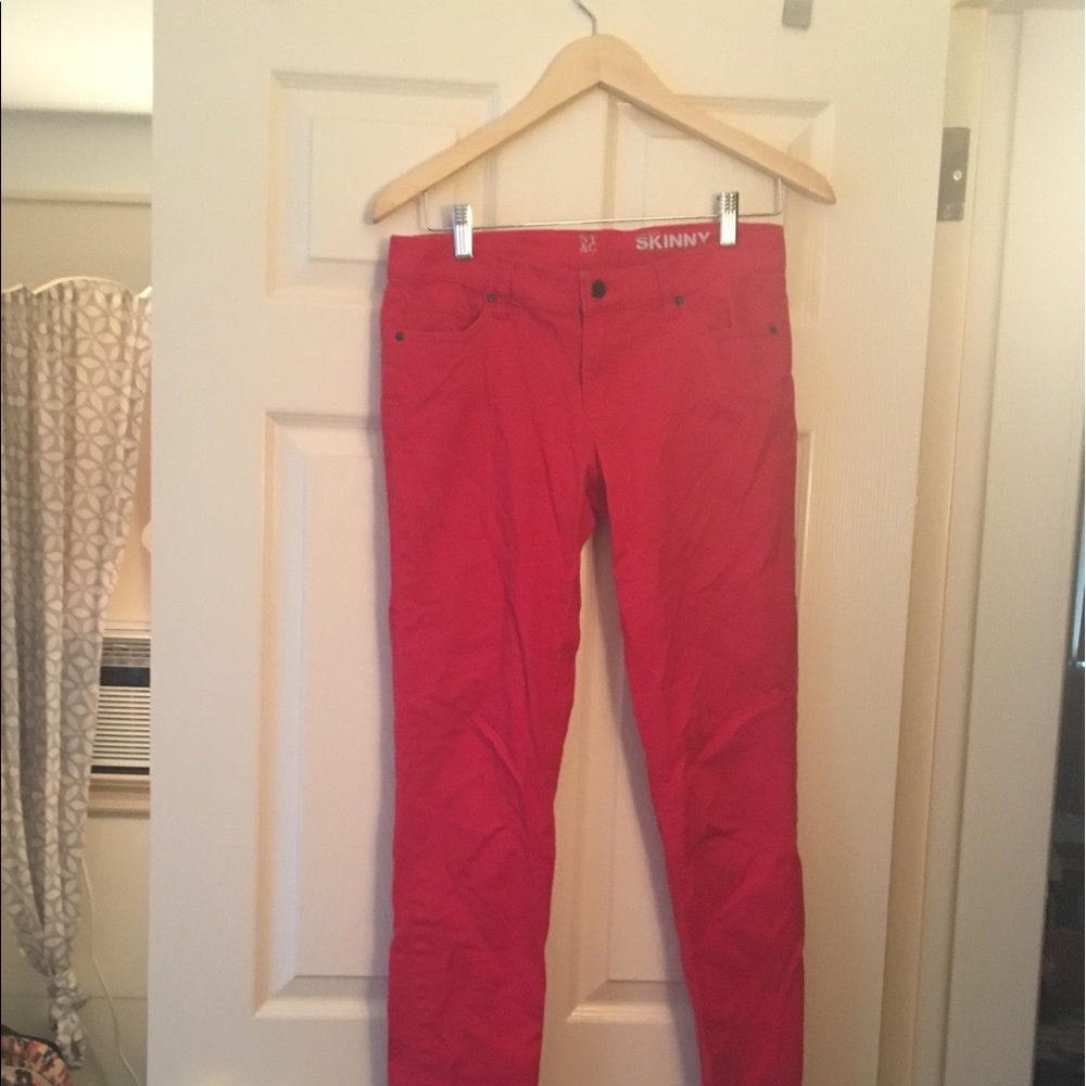 NY&C Low rose skinny jean - Red